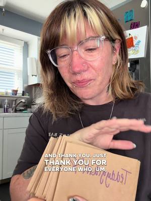 Excuse me while I try not to cry 🤣 but thank you everyone who’s been sending in their teddy grams! The loss community getting involved in this project means the world to me and to the families that receive the kind notes you send! 🩵🧸💕🫶🏼 #pregnancyloss #lossmom #grief #atouchofteddy #nonprofit
