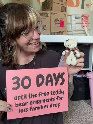 30 DAYS!!!!!! Only 30 days until the FREE teddy bear ornaments for pregnancy and infant loss families drop! This is our FOURTH October that we’ll be doing this, and to date we’ve provided over 8,000 FREE teddy ornaments across the US to families missing their sweet babies. There is no sign up. Just a post that will drop the details in October, so keep an eye out! And if you’re still following along from years before, thank you for supporting us, as we honor our sweet baby, Teddy, born still in October of 2018. Let’s remember those sweet babies, together 🧸🩵🤍💕 it is an honor and a privilege to remember your babies with you. #pregnancyloss #lossmom #grief #atouchofteddy #nonprofit