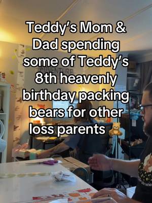 Feels like we’re honoring him a little extra this way 🧸❤️🥰 Happy birthday sweetest boy.  #pregnancyloss #lossmom #grief #atouchofteddy #nonprofit