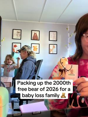 We hit 2000’s free bears shipped as of this morning!! Thankful for my beary sweet helpers! 🥰🧸 #pregnancyloss #lossmom #grief #atouchofteddy #nonprofit