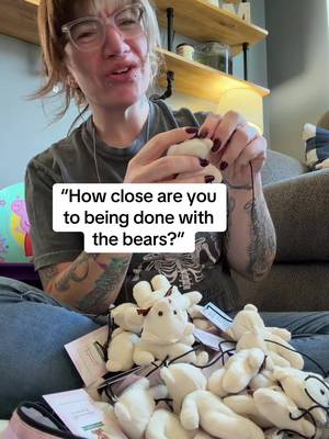Alright I’m getting closer and closer! 1,118 in the queue. Trying to finish before I leave next weekend, but running out of bears was not on my bingo card 🤣🧸  #pregnancyloss #lossmom #grief #atouchofteddy #nonprofit