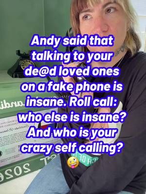Let us all be crazy together 🫶🏼 Who are you calling on a Wind Phone?  #windphone #atouchofteddy #nonprofit #darkhumor #grief