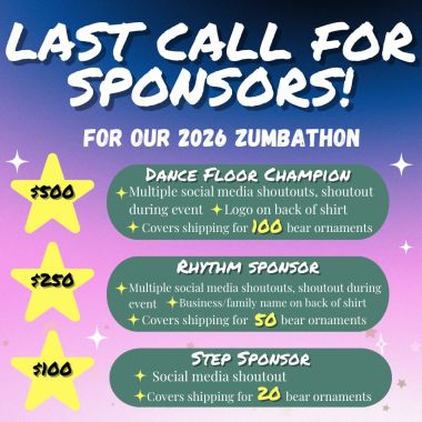 Last call for sponsors! Have a small business and want to support? Or want to honor your sweet baby by becoming a sponsor? I’ll be finalizing these by end of day! 

Thank you to everyone who is sponsoring this year!! This was new this year and I’m so thankful to EVERYONE! ❤️ 9 days away!! 🔗 in comments!