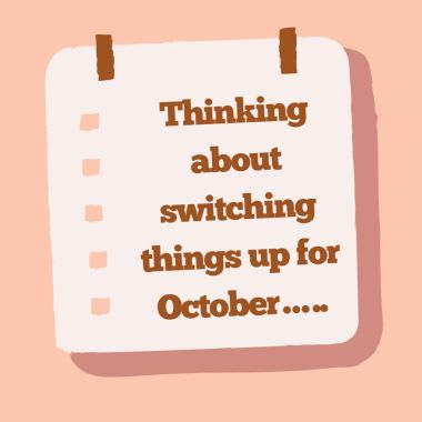 Do you think we should drop bears in increments this October?